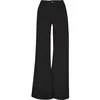 Image de Urban Classics Ladies High Waist Wide Leg Chino Pants, Pantalons Femme, Black,