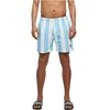 Image de Urban Classics Short de Bain à Motifs Maillot, Balticbluebarstripe, 2X-Large Homme