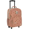 Image de LÄSSIG Valise pour enfants Trolley Valise de voyage avec barre télescopique et roulettes Bagage à main/Trolley Happy Prints caramel