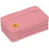 Image de LÄSSIG Trousse à Crayons pour Enfants de Grande capacité Organisateur avec marqueurs pour l'école 20 pièces/School Triple Pencil Case Unique Pink
