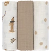 Image de Lange mousseline Little Mateys Bleu Royal