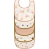 Image de Lässig Bébé Bibs Ensemble (5 pcs) Fermeture autoagrippante Coton imperméable/Value Pack Bib Little Mateys Spicy Orange