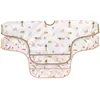 Image de LÄSSIG Bébé Bavoir à manches longues (2 pcs.) à nouer Protection anti-chute/Long Sleeve Bib Little Mateys spicy orange