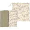 Image de LÄSSIG Baby Puck Gauze Blanket Set of 2 Cotton 80 x 80 cm/Swaddle & Burp Blanket L caramel