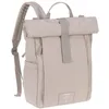 Image de LÄSSIG Baby Sac à Dos à Langer Sac à Dos avec Matelas à Langer, Fixation pour Poussette, Porte-Bouteille Produit durablement/GRE Rolltop Up Backpack Taupe