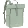 Image de LÄSSIG Baby Sac à Dos à Langer Sac à Dos avec Matelas à Langer, Fixation pour Poussette, Porte-Bouteille Produit durablement/GRE Rolltop Up Backpack Silver Green