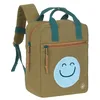 Image de LÄSSIG Sac à Dos pour Jardin d'enfants Sac à Dos pour Enfants Partenaire pour Les Parents et Les Enfants/Little One & Me Square Backpack Small GOTS Olive