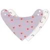 Image de LÄSSIG Bavoir bébé écharpe triangle set 2 pcs. Coton bio Bouton-pression Réversible/Baby Bandana Happy Rascals Heart