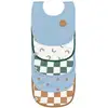 Image de Happy Rascals Lot de 5 Bavoirs impérméables Smile Blue