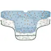 Image de Happy Rascals Lot de 2 Bavoirs manches longes avec poche Smile Bleu