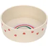 Image de LÄSSIG Bol pour enfants Vaisselle pour enfants sans mélamine, sans BPA, pour lave-vaisselle et micro-ondes/Bowl Happy Rascals Heart lavender