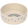 Image de LÄSSIG Bol pour enfants Vaisselle pour enfants sans mélamine, sans BPA, pour lave-vaisselle et micro-ondes/Bowl Happy Rascals Smile sky blue