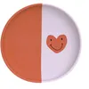 Image de LÄSSIG Bébé silicone Assiette enfant/Silicone Plate Happy Rascals Heart