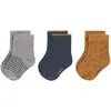 Image de LÄSSIG Lot de 3 Chaussettes en coton bio GOTS Bleu, Taille: 15-18