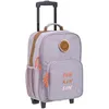 Image de Lässig Valises pour Enfants Trolley Valise de Voyage avec Barre télescopique et roulettes pour Enfants Bagage à Main/Trolley Lilac