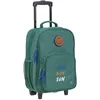 Image de Lässig Valises pour Enfants Trolley Valise de Voyage avec Barre télescopique et roulettes pour Enfants Bagage à Main/Trolley Dark Green