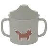 Image de LÄSSIG Tasse à boire pour enfants avec anse et couvercle amovible 150 ml/Sippy Cup Little Forest Fox