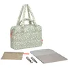 Image de LÄSSIG Bolso cambiador avec asa de transporte et matelas à langer, fixation pour poussette, hydrofuge/GRE Everyday Bag Leo light khaki