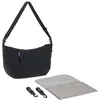 Image de LÄSSIG Sac à langer avec matelas à langer, fixation pour poussette, hydrofuge/GRE Lunua Bum Bag black