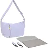 Image de LÄSSIG Sac à langer avec matelas à langer, fixation pour poussette, hydrofuge/GRE Lunua Bum Bag lilac