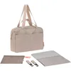 Image de LÄSSIG Bolso cambiador avec asa de transporte et matelas à langer, fixation pour poussette, hydrofuge/GRE Everyday Bag humus