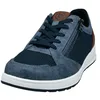 Image de bugatti Homme Baskets décontractées avec Fermeture éclair, Semelle extérieure résistante, Bleu Foncé, 42 EU