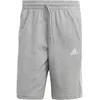 Image de adidas Homme Essentials Single Jersey 3-Stripes Shorts, Medium Grey Heather/White, S
