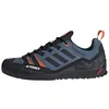 Image de adidas Mixte Terrex Swift Solo 2.0 Hiking Shoes, Wonder Steel/Core Black/Orange, 40 EU