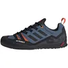 Image de adidas Mixte Terrex Swift Solo 2.0 Hiking Shoes, Wonder Steel/Core Black/Orange, 42 EU