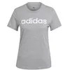 Image de Adidas Femme Essentials Slim Logo Tee, Medium Grey Heather/White, XS