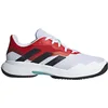Image de adidas Homme CourtJam Control Tennis Shoes, Cloud White / Core Black / Scarlet, 40 EU
