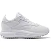 Image de Reebok Baskets Classic Leather SP Extra pour Femme, FTWR White LGH Solid Grey Lucid Lilac, 38 EU