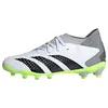 Image de adidas Mixte Enfant Predator Accuracy.3 Multi-Ground Boots, Cloud White/Core Black/Lucid Lemon, 29 EU