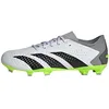 Image de adidas Mixte Predator Accuracy.3 L FG, Cloud White/Core Black/Lucid Lemon, 46 EU