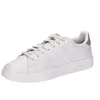 Image de Adidas Femme Advantage Premium Leather Shoes, Chalk White/Chalk White/Champagne met, 36 EU