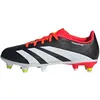 Image de Adidas Mixte Enfant Predator 24 League Soft Ground Boots, Core Black/Cloud White/Solar Red, 30 EU