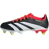 Image de Adidas Mixte Enfant Predator 24 League Soft Ground Boots, Core Black/Cloud White/Solar Red, 33 EU
