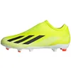 Image de adidas Mixte X Crazyfast League Laceless Firm Ground Boots, Solar Yellow / Core Black / Cloud White, 44 EU