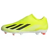Image de adidas Mixte X Crazyfast League Laceless Firm Ground Boots, Solar Yellow/Core Black/Cloud White, 45 1/3 EU