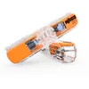 Image de Wago, Borne à Leviers In Line S221, 4mm², Orange, Compatible Conducteurs Rigides et Souples 0.2-4mm², Actionnement à Leviers, 450V, 32A, Design Compact, Garantie 2 Ans, Connexion Directe et Sécurisée