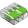 Image de WAGO 221-423 221 Borne de raccordement flexible: 0.14-4 mm² rigide: 0.2-4 mm² Nombre de pôles: 3 50 pc(s) transparent,