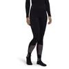 Image de FALKE Femme Warm Long W Ti Fil Fonctionnel Séchage Rapide Couche De Base Inférieure, Noir Black 3000, XS EU