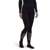 Image de FALKE Femme Warm Long W Ti Fil Fonctionnel Séchage Rapide Couche De Base Inférieure, Noir Black 3000, XL EU