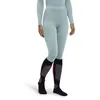 Image de FALKE Femme Warm Long W Ti Fil Fonctionnel Séchage Rapide Couche De Base Inférieure, Vert Jade 7439, S EU