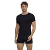 Image de FALKE Warm Round Neck M S/s TS Fil Fonctionnel séchage Rapide 1 pièce, Couche de Base supérieure Homme, Noir Black 3000, L
