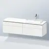 Image de Duravit L-Cube Meuble avec plan de toilette, LC4871R84840000,