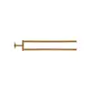 Image de Duravit Starck T Barre porte-serviette de toilette, 0099410400,