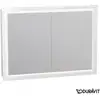 Image de Duravit L-Cube Armoire de toilette, 2 portes, LC7652018180000,