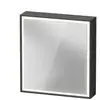 Image de Duravit L-Cube Armoire de toilette, 1 porte, LC7550L49491000,