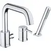 Image de Duravit Circle Robinetterie sur gorge de baignoire avec mitigeur monocommande, CE5260000010,